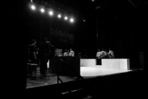 La patinoire avant que les joueur.euses rentrent