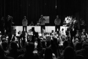 Patinoires d'un match d'impro